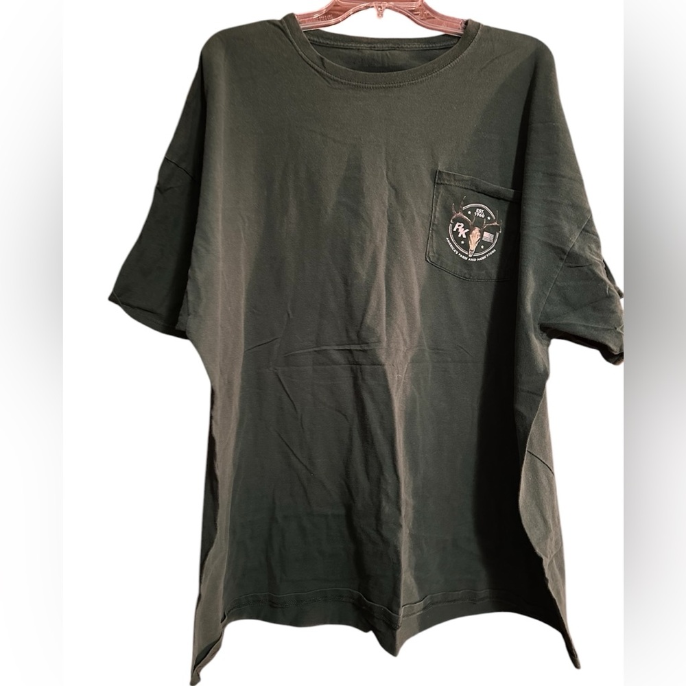 Classic Green Pocket Tee